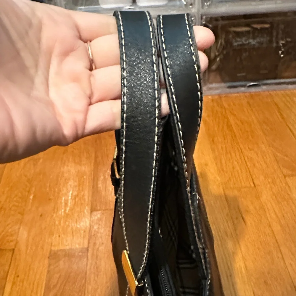 Burberry Black Leather Satchel - Picture 5 of 16